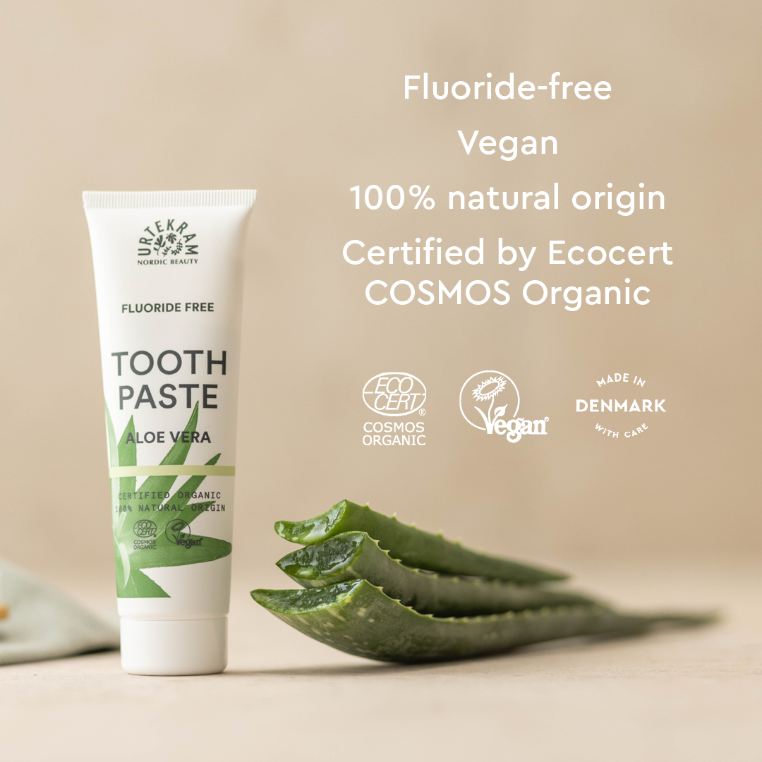 Urtekram Aloe Vera Tandpasta | 75 ml fra Urtekram på Mecindo.dk