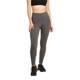 Boody Full-length High-waist Tights Dark Marl | Str. S fra Boody på Mecindo.dk