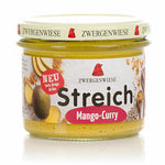 Zwergenwiese Smørepålæg Mango/karry Streich Økologisk | 180 gr