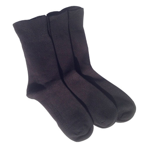 Bamboo Pro Strømper 3 Par Sort | Str. 37-41 fra Bamboo Pro på Mecindo.dk