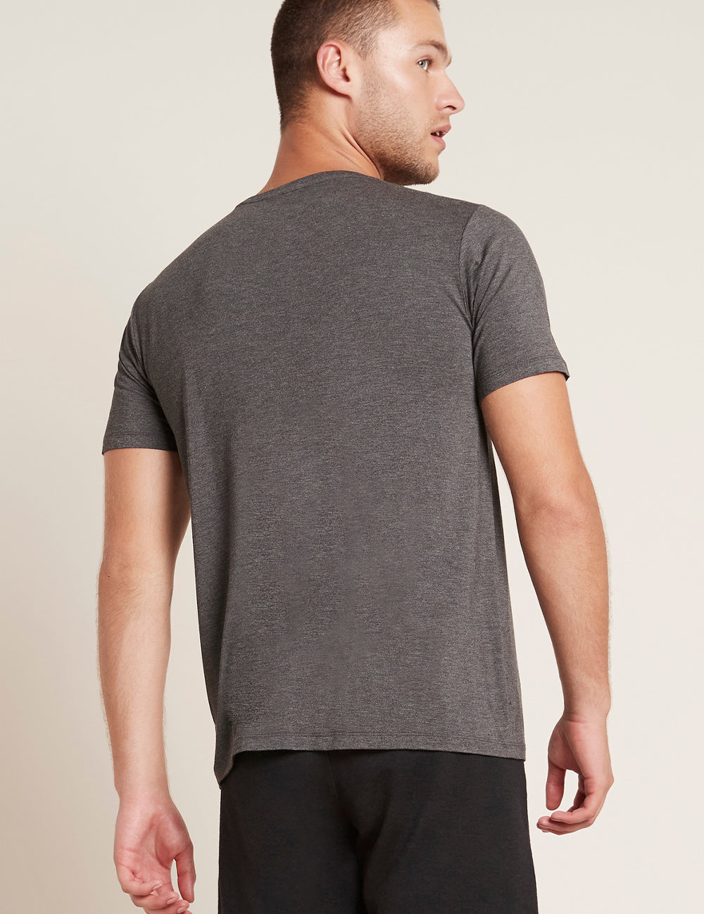 Boody Men´s Crew Neck T-shirt Mørk Grå | Str. S fra Boody på Mecindo.dk
