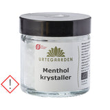 Urtegaarden Mentholkrystaller Økologisk | 20 gr fra Urtegaarden på Mecindo.dk