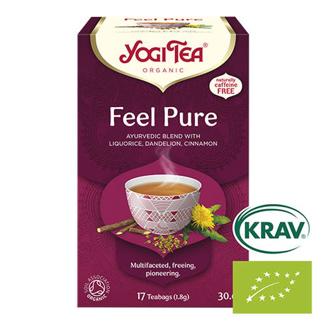 Yogi Feel Pure Økologisk | 17 br fra Yogi på Mecindo.dk