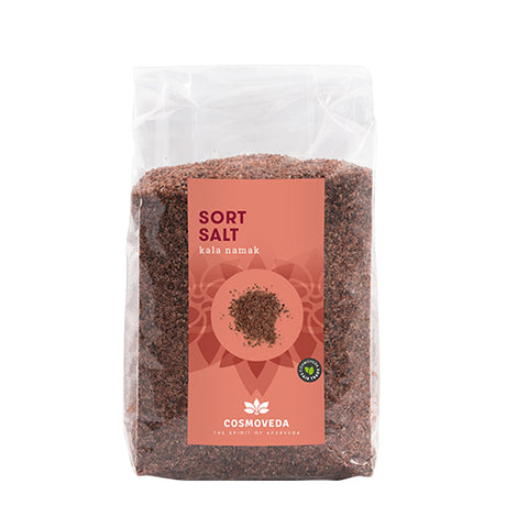 Cosmoveda Ayurveda Sort Salt | 500 gr fra Cosmoveda på Mecindo.dk