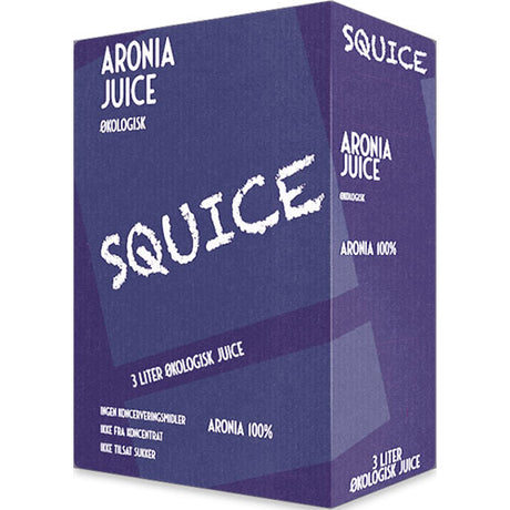 Squice Rå 100% Økologisk Aronia Juice | 3 ltr fra Squice på Mecindo.dk