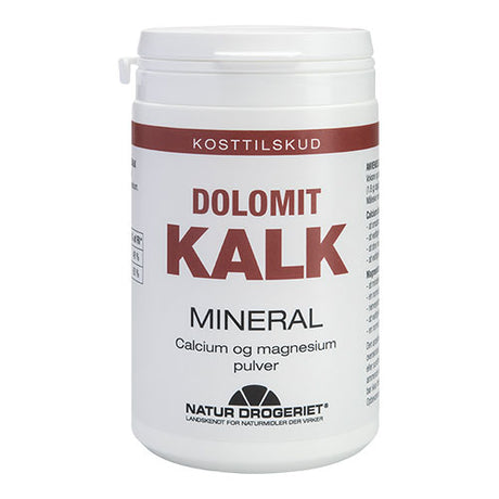 Natur-Drogeriet Dolomit Pulver Spisebrug | 250 gr fra Natur-Drogeriet på Mecindo.dk