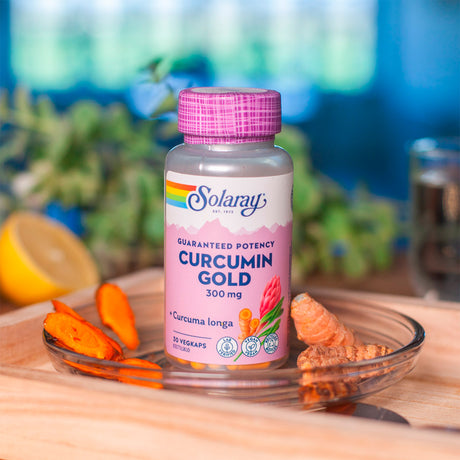 Solaray Curcumin Gold | 30 kapsler fra Solaray på Mecindo.dk