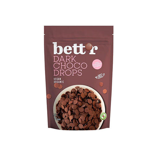 bett'r Bettr Chokoladeknapper Mørke Vegan Økologisk | 200 gr fra bett'r på Mecindo.dk