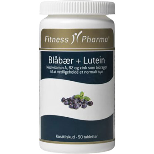 Fitness Pharma Blåbær | 90 kapsler fra Fitness Pharma på Mecindo.dk