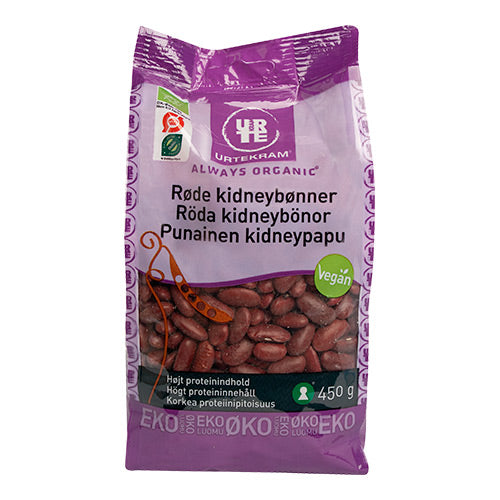 Urtekram Kidneybønner Røde Økologisk | 350 gr fra Urtekram på Mecindo.dk