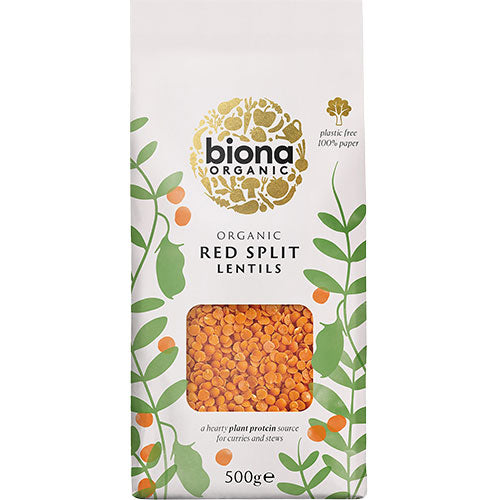 Biona Organic Røde Linser Økologisk | 500 gr fra Biona Organic på Mecindo.dk