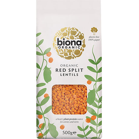 Biona Organic Røde Linser Økologisk | 500 gr fra Biona Organic på Mecindo.dk