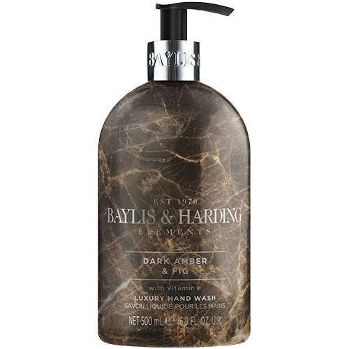 Baylis & Harding Hand Wash (500 ml) | Elements Dark Amber & Fig fra Baylis & Harding Elements på Mecindo.dk