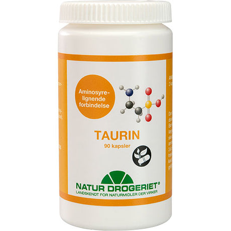 Natur-Drogeriet Taurin | 90 kapsler fra Natur-Drogeriet på Mecindo.dk