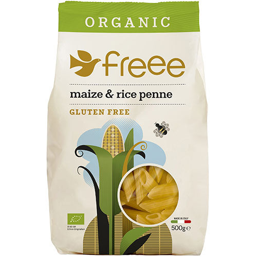 Doves Farm Organic Majs & Ris Penne Gl.fri Doves Økologisk | 500 gr fra Doves Farm på Mecindo.dk
