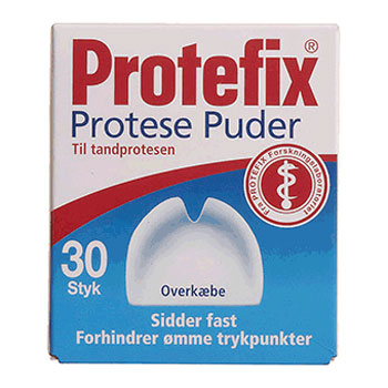 Protefix Overkaebe Protese Puder Til Tandprotesen fra Protefix på Mecindo.dk