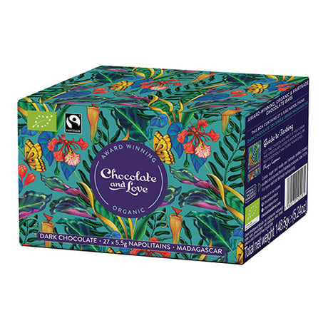 Chocolate and Love Madagascar ballotin aeske Økologisk | 148 gr fra Chocolate and Love på Mecindo.dk
