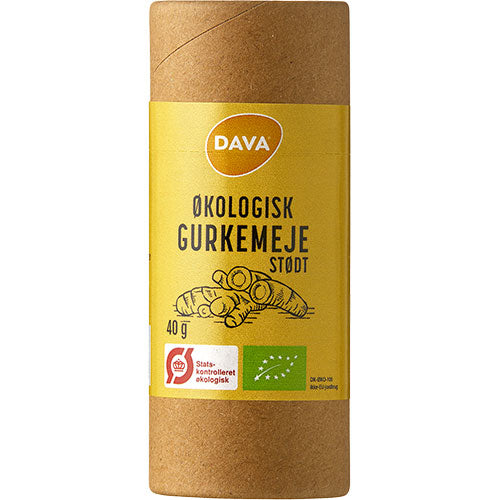 DAVA Økologisk Gurkemeje, stødt | 40 gr fra DAVA på Mecindo.dk