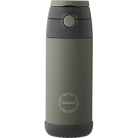 AYA&IDA Kids Straw Bottle (350 ml) | Tropical Green fra AYA&IDA på Mecindo.dk