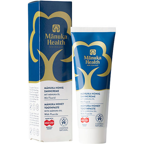 Manuka Health Manuka Honey Toothpaste Med Manuka Olie Og Flour | 75 ml fra Manuka Health på Mecindo.dk