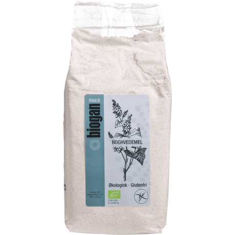 Biogan Økologisk Boghvedemel | 1 kg fra Biogan på Mecindo.dk