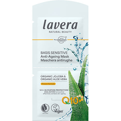 lavera Basis Q10 Ansigtsmaske | 10 ml fra lavera på Mecindo.dk