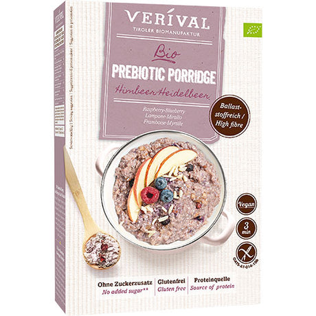Verival Prebiotisk Grød - Hindbaer-blåbaer Økologisk | 350 gr fra Verival på Mecindo.dk