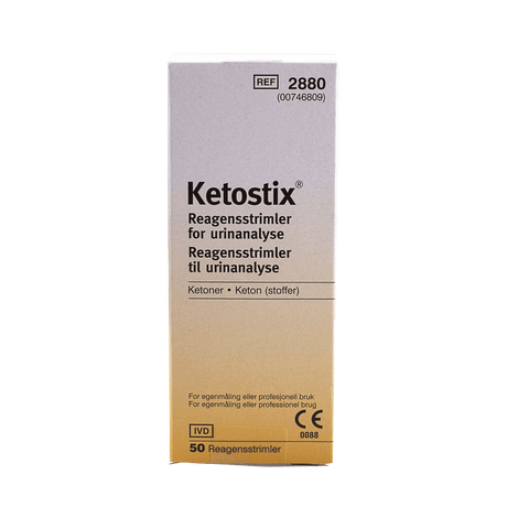 Ketostix Urinstix Teststrimler | 50 stk
