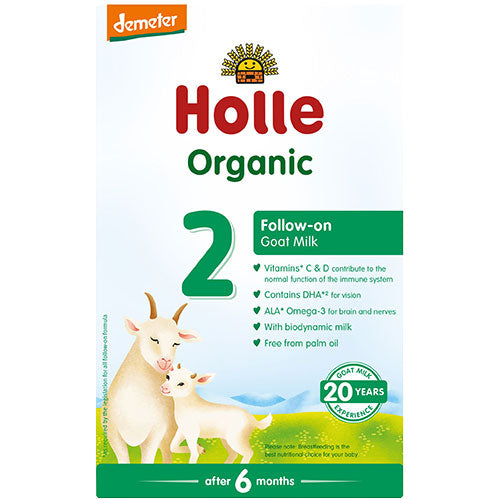 Holle Tilskudsblanding Gedemaelk Økologisk Basis 2 - Fra 6 Mdr. | 400 gr fra Holle på Mecindo.dk
