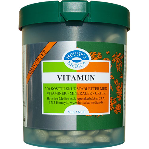 Holistica-Medica Vitamun | 300 Tabl. fra Holistica-Medica på Mecindo.dk