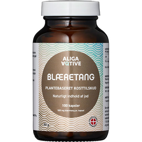 ALIGA AQTIVE Blæretang | 100 kapsler fra ALIGA AQTIVE på Mecindo.dk