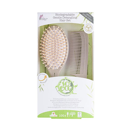 So Eco Hårbørste Saet Gentle Detangling fra So Eco på Mecindo.dk