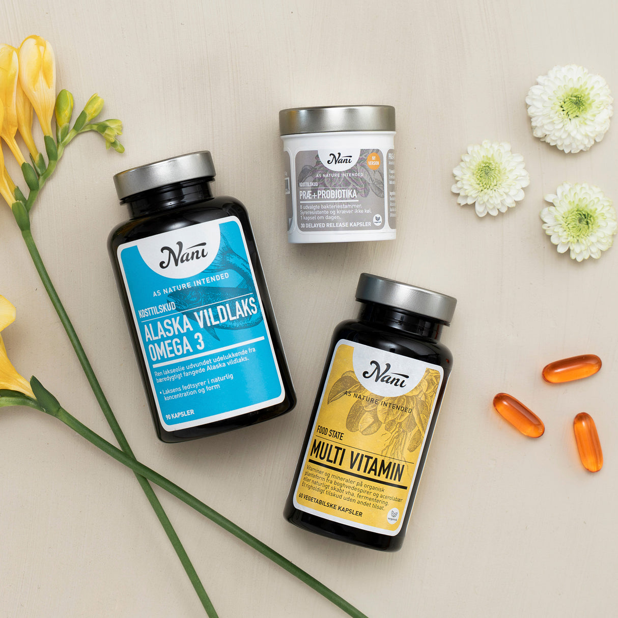 Nani Multivitamin Food State | 60 kapsler fra Nani på Mecindo.dk