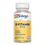 Solaray D-vitamin | 100 kapsler