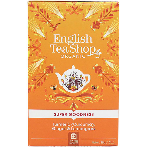 English Tea Shop Turmeric, Ginger & Lemongrass Te Økologisk | 20 br