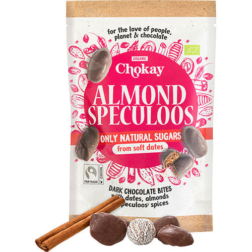 Chokay Snack Bite Almond Speculoos Økologisk | 80 gr fra Chokay på Mecindo.dk