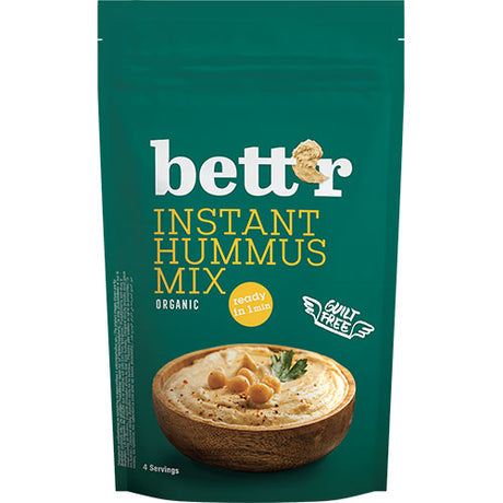 bett’r Instant Hummus Mix Økologisk | 200 gr fra bett’r på Mecindo.dk