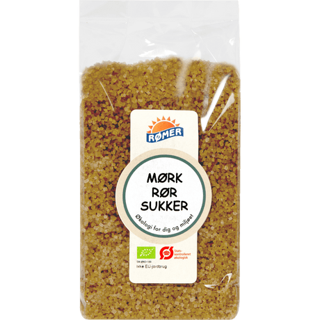 Rømer Rørsukker Mørk Økologisk | 500 g