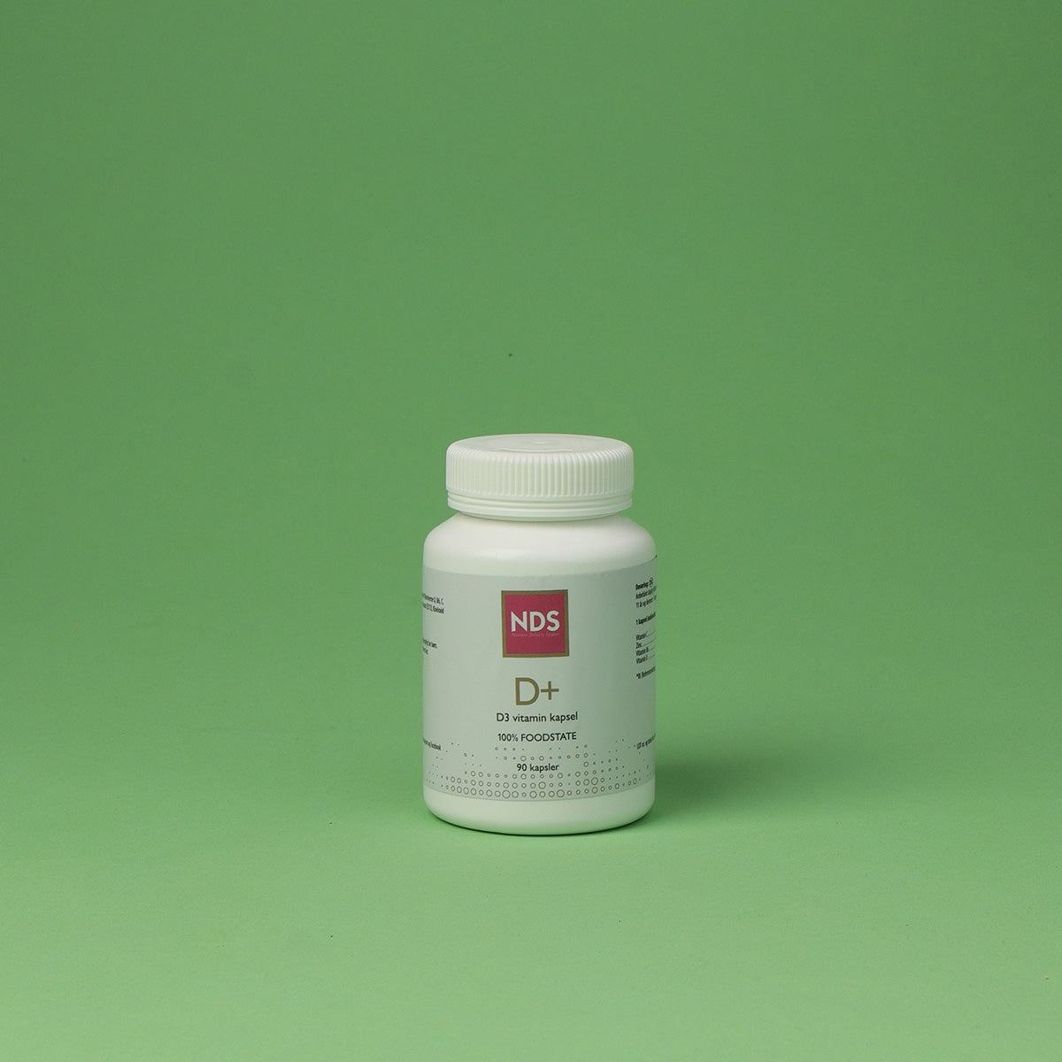 NDS D3+ D-vitamin | 90 kapsler fra NDS på Mecindo.dk