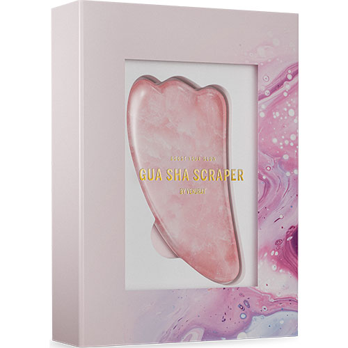 Venuray Gua Sha Sten - Rosa fra Venuray på Mecindo.dk