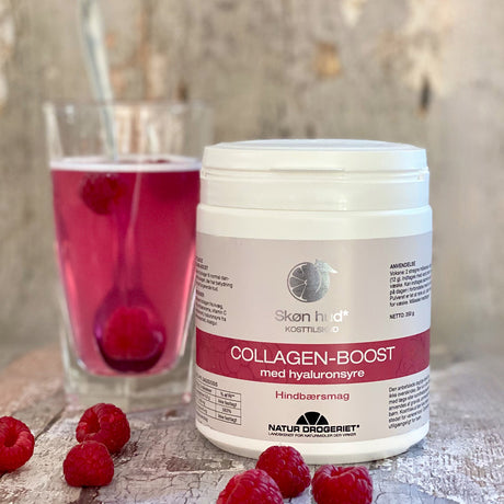 Natur-Drogeriet Collagen Boost M. Hindbaer | 350 gr fra Natur-Drogeriet på Mecindo.dk