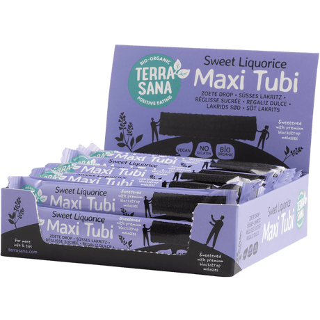 Terrasana Lakridsstang Maxi Tubi Sød Blød Finsk Økologisk | 28 g