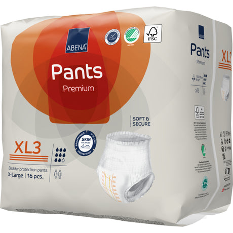 Abena Premium Pants (16 stk) | Xl3 fra Abena på Mecindo.dk