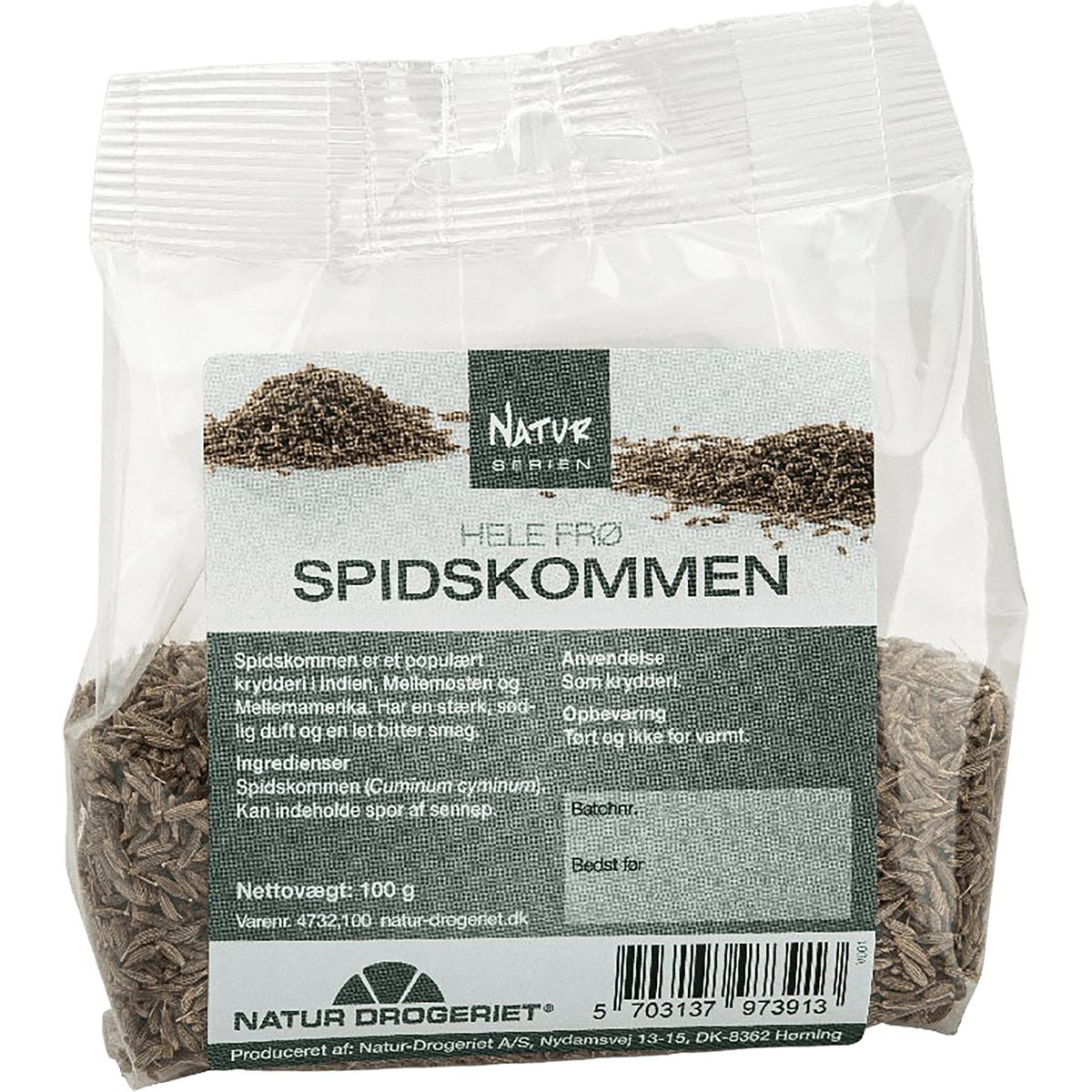 Natur-Drogeriet Spidskommen Hele Frø | 100 g