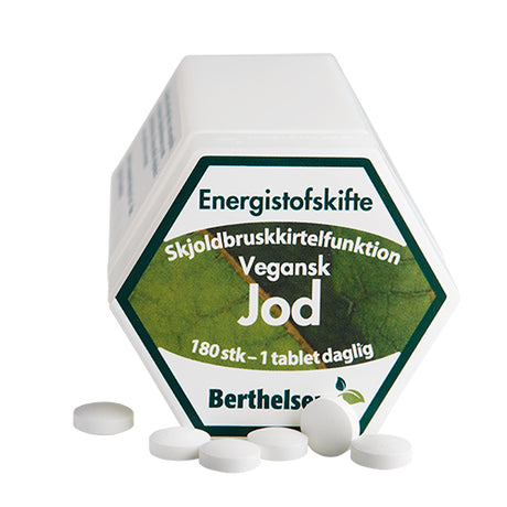 Berthelsen Jod | 180 Tabl. fra Berthelsen på Mecindo.dk