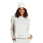 Boody Beanie Hue Ribbed Knit Hvid One-size