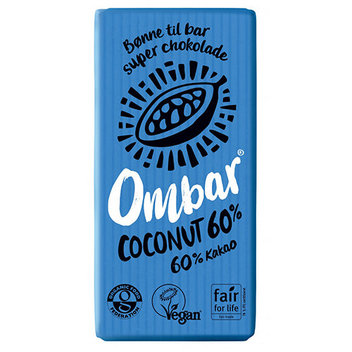 Ombar Kokos Chokoladebar | 35 gr fra Ombar på Mecindo.dk