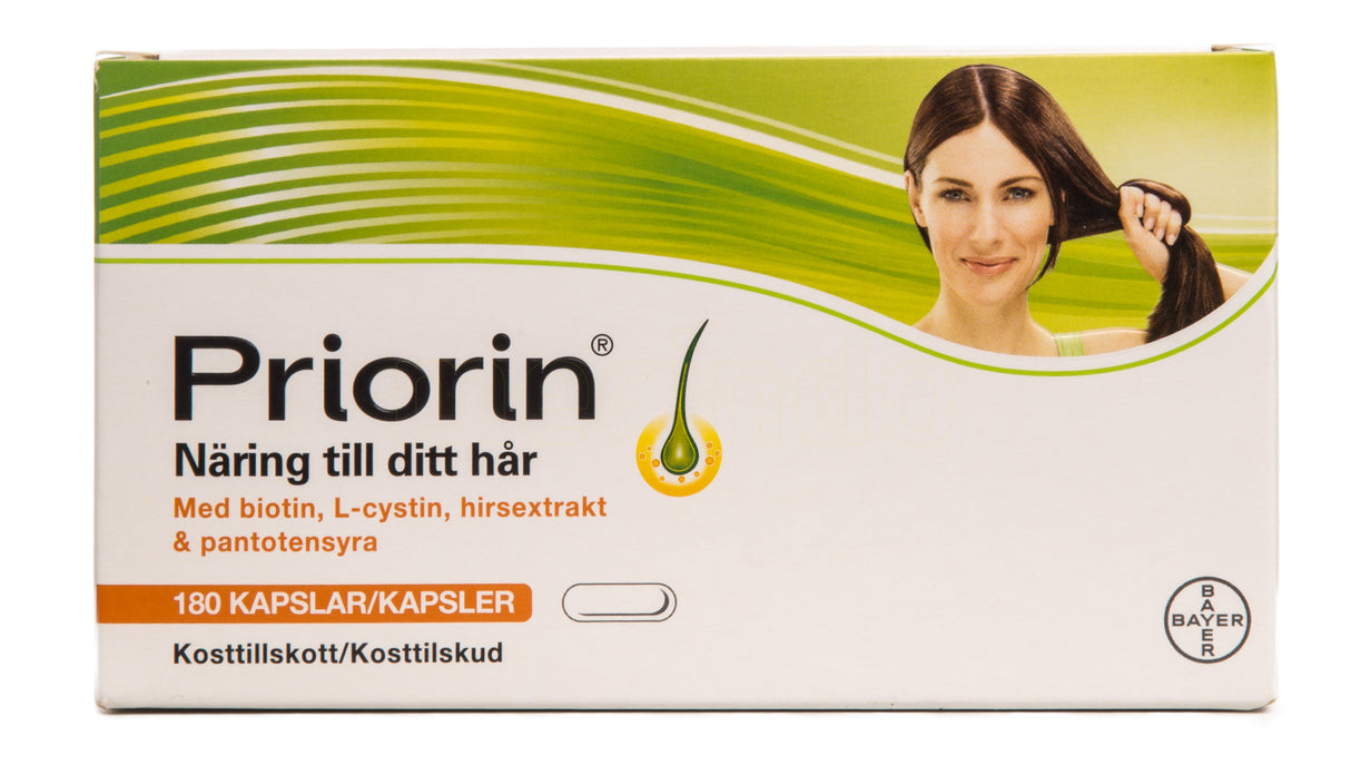 Priorin | 180 kapsler fra Priorin på Mecindo.dk