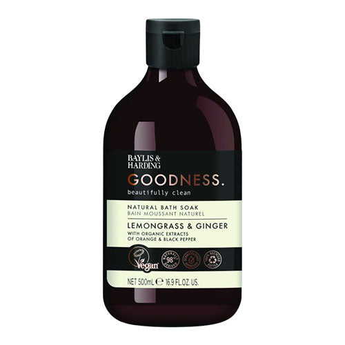 Baylis & Harding Bath Soak (500 ml) | Lemongrass & Ginger fra Baylis & Harding Goodness på Mecindo.dk