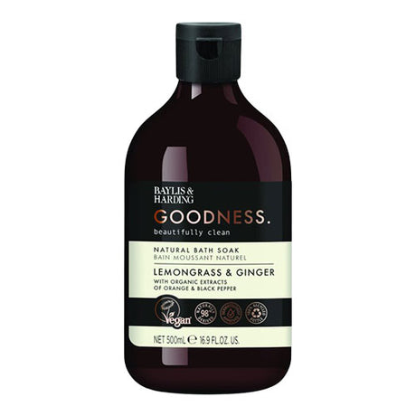 Baylis & Harding Bath Soak (500 ml) | Lemongrass & Ginger fra Baylis & Harding Goodness på Mecindo.dk